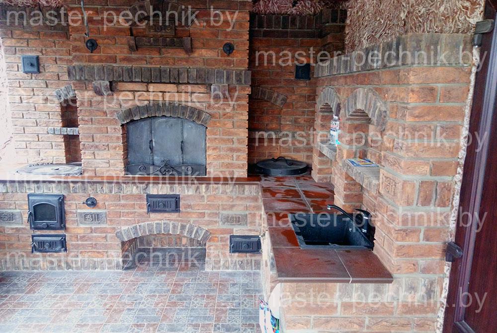 Зона барбекю фото